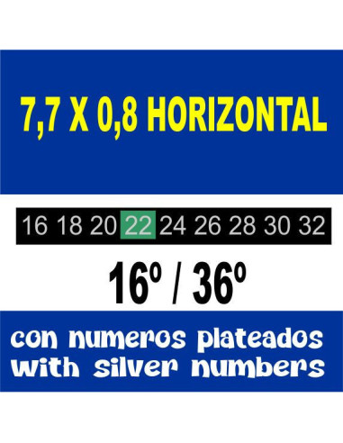 thermo  7,7 horizontal silver
