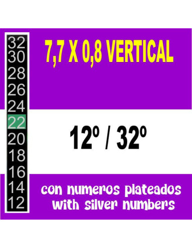 thermo  7,7 vertical silver